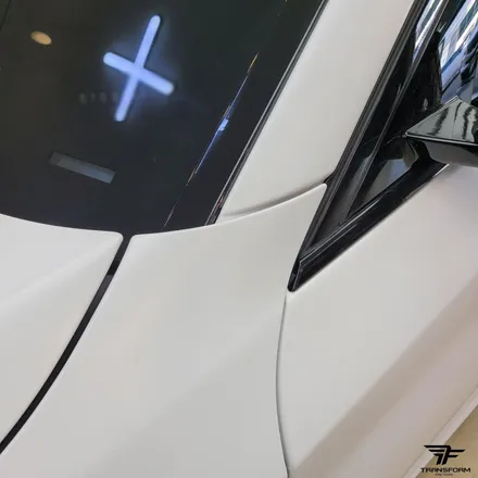 [전체랩핑 제거/재시공/랩핑 보험처리] bmw m5 사틴화이트 전체랩핑 / 고양시 덕이동