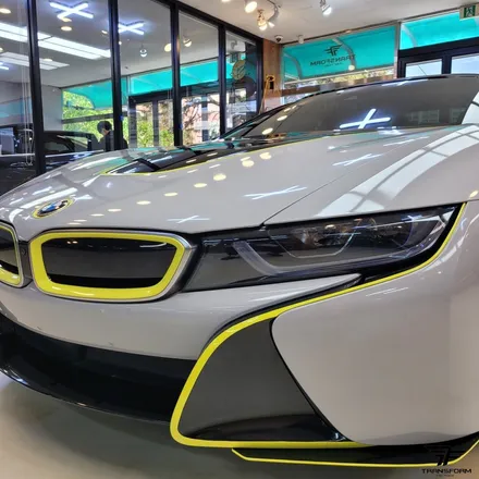 [일산/파주랩핑] bmw i8 유광그레이 전체랩핑+포인트 데칼 / 트랜스폼팩토리 / 고양시 덕이동