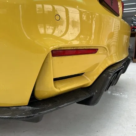 [일산랩핑] BMW M4 전체랩핑 깔끔하게 블랙 / 고양시 덕이동