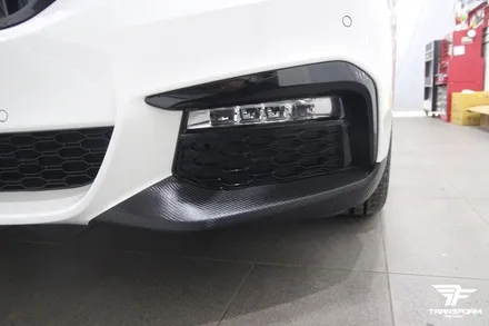 [TF] BMW G30 안개등라인 카본 포인트랩핑 시공 리뷰 / 고양시 덕이동
