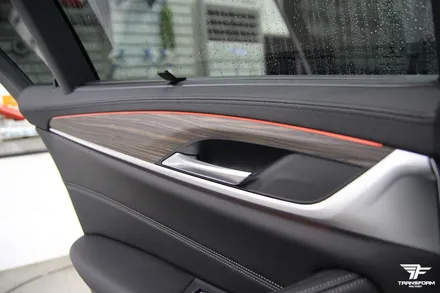 [TF] BMW G30 루프스킨+사이드미러+실내카본랩핑 시공 / 고양시 덕이동