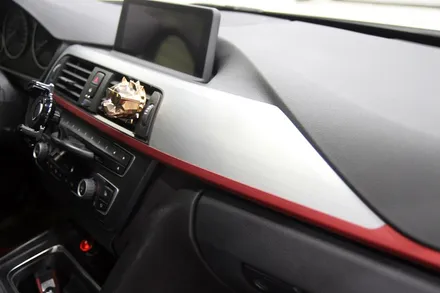 [TF] BMW 320d 루프스킨 실내 카본랩핑 시공 / 고양시 덕이동