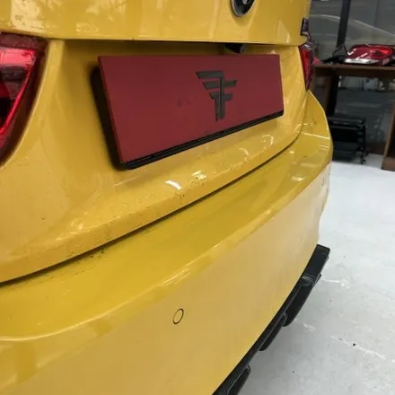 [일산랩핑] BMW M4 전체랩핑 깔끔하게 블랙 / 고양시 덕이동