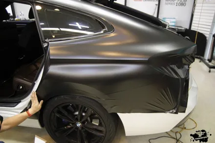 bmw 6gt 사틴블랙 전체랩핑 시공 / 고양시 덕이동