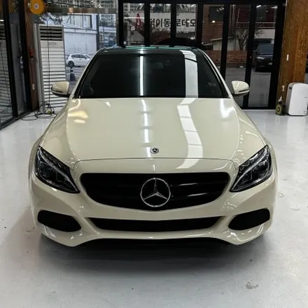벤츠 c200d 전체랩핑+크롬죽이기+실내랩핑 시공했습니다. / 고양시 덕이동