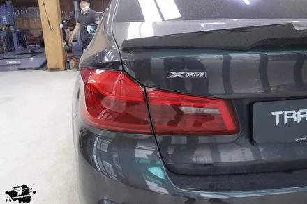bmw 530i xdrive 사틴블랙 전체랩핑 / 고양시 덕이동
