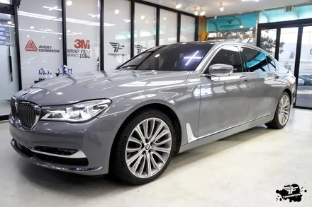 bmw 7시리즈 락그레이(나르도그레이) 전체랩핑 / 고양시 덕이동