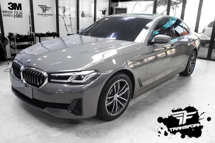 bmw 카본 포인트 랩핑(3m2080/유광카본) / 고양시 덕이동