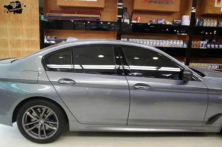 일산랩핑 전문 트랜스폼 bmw g30 윈도우 크롬 랩핑(크롬죽이기) / 고양시 덕이동
