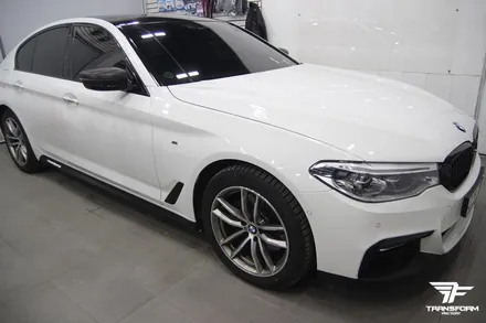 [TF] 일산/수원 BMW 5시리즈 G30 그릴+사이드미러커버+M퍼포먼스 포인트 랩핑 시공리뷰~! / 고양시 덕이동