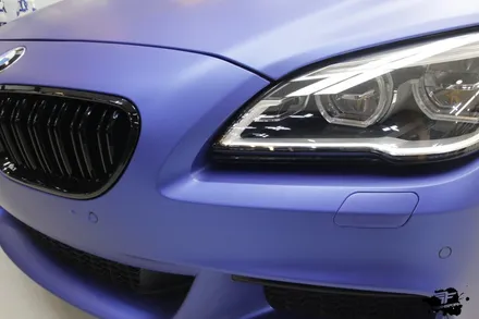 bmw 640d 브릴리언트 블루 매트 메탈릭 전체랩핑으로 시선강탈!! / 고양시 덕이동