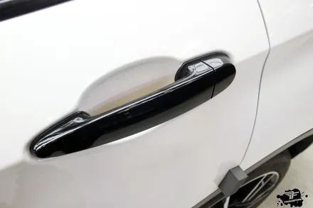 자동차 부분랩핑으로 밋밋한 내차에 포인트 살리기(bmw x1/유광 카본) / 고양시 덕이동