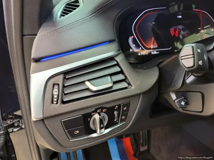 bmw g30 실내 랩핑 (3m/매트릭스 블랙) / 고양시 덕이동