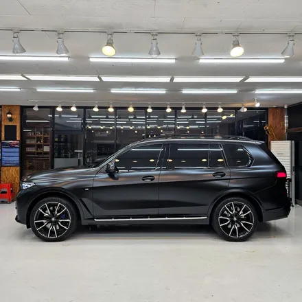 BMW X7 사틴블랙 전체랩핑+크롬딜리트+실내랩핑+라이트PPF 시공을 한번에! [트랜스폼팩토리] / 고양시 덕이동