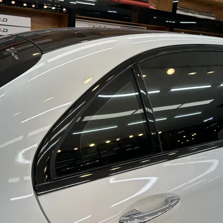 벤츠 c63 amg 부분 랩핑+데칼+엠블럼 교체+스키드플레이트 장착 시공 / 트랜스폼팩토리 / 고양시 덕이동