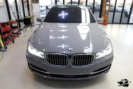 bmw 7시리즈 락그레이(나르도그레이) 전체랩핑 / 고양시 덕이동