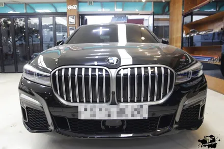 bmw 7시리즈 크롬죽이기 부분랩핑으로 드레스업! / 고양시 덕이동