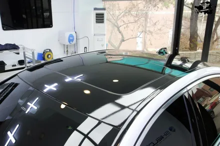 bmw g30 루프+루프몰딩 랩핑 / 고양시 덕이동