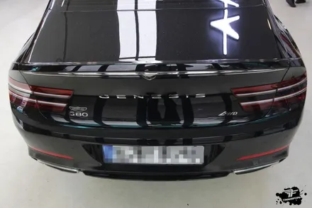 제네시스 g80 풀체인지 전체 크롬죽이기 시공으로 올블랙 변신! / 고양시 덕이동