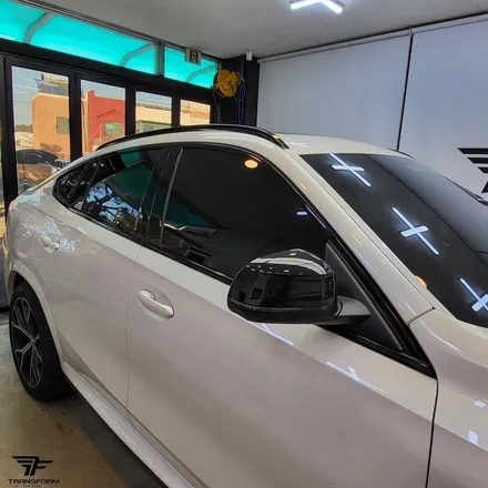 bmw g06 크롬딜리트+사이드미러 포인트 랩핑 시공[자동차랩핑 전문] 트랜스폼팩토리 / 고양시 덕이동