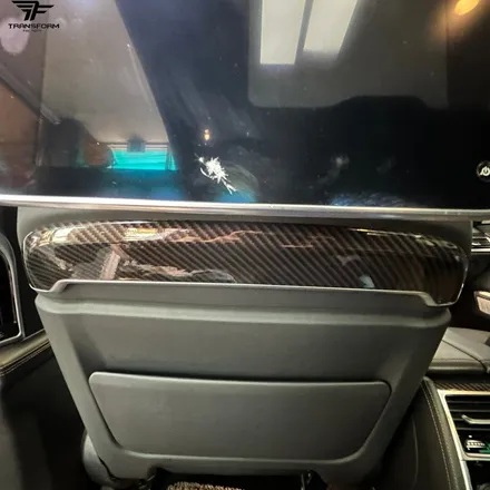 [자동차 랩핑 전문] bmw 7시리즈 실내 우드 랩핑 / 트랜스폼팩토리 / 고양시 덕이동