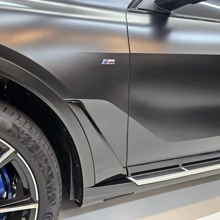 BMW X7 사틴블랙 전체랩핑+크롬딜리트+실내랩핑+라이트PPF 시공을 한번에! [트랜스폼팩토리] / 고양시 덕이동