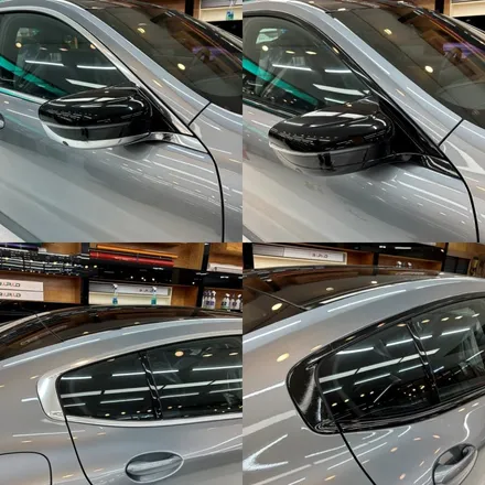 bmw 850i 창문+사이드미러 크롬죽이기 / 일산 파주랩핑 트랜스폼팩토리 / 고양시 덕이동