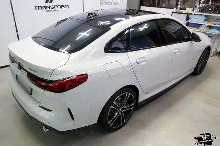 bmw 218d 루프스킨 + 실내 랩핑으로 드레스업! / 고양시 덕이동