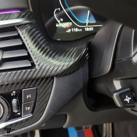 [자동차랩핑] bmw g30 실내 하이그로시 랩핑 시공 by 트랜스폼팩토리 / 고양시 덕이동