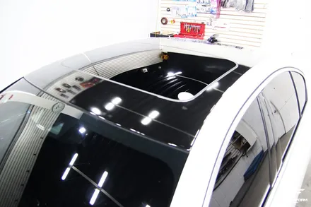 [TF] BMW G30 루프스킨+사이드미러+실내카본랩핑 시공 / 고양시 덕이동