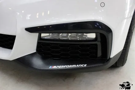bmw g30 안개등 포인트 랩핑(m퍼포먼스) / 고양시 덕이동