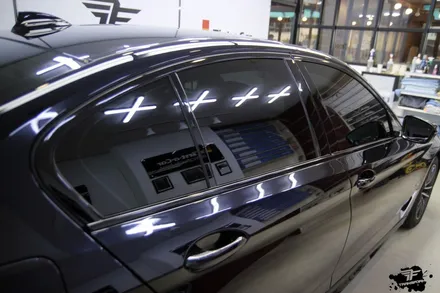 bmw 520i 크롬죽이기 시공 / 고양시 덕이동