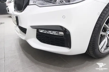 [TF] BMW G30 안개등라인 카본 포인트랩핑 시공 리뷰 / 고양시 덕이동