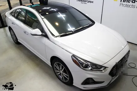 일산 랩핑샵 쏘나타 루프스킨 간단한 랩핑으로 차꾸미기 / 고양시 덕이동