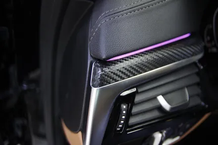 자동차 실내 랩핑 시공 사례(bmw 520i/무광 카본) / 고양시 덕이동
