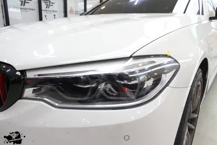 bmw g30 안개등 포인트 랩핑(m퍼포먼스) / 고양시 덕이동