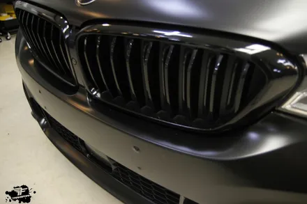 bmw 6gt 사틴블랙 전체랩핑 시공 / 고양시 덕이동