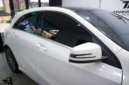 벤츠 a45 amg 부분 랩핑+데칼 시공 일산랩핑 전문 / 고양시 덕이동