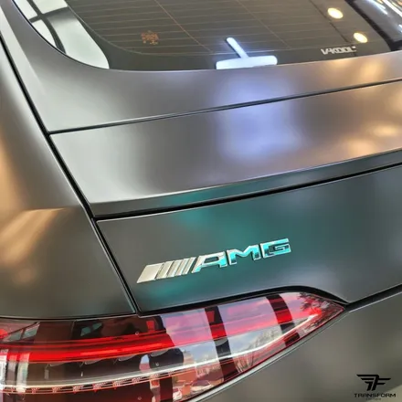 [일산 전체랩핑 전문] 벤츠gt 63 amg 사틴블랙 전체랩핑 / 고양시 덕이동