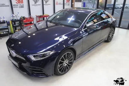 벤츠cls53 amg 3m딥스페이스 전체랩핑 / 고양시 덕이동