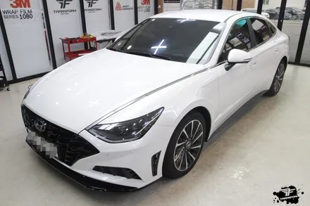 쏘나타 센슈어스 루프스킨+순정 필러가니쉬 교체 / 고양시 덕이동
