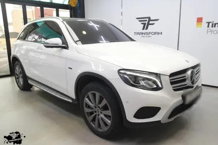 일산 랩핑 전문 벤츠glc 350e 실내 카본 랩핑 시공 리뷰 / 고양시 덕이동