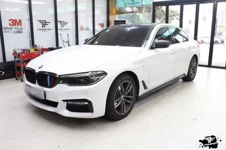 bmw g30 튜닝 m퍼포먼스 포인트 데칼로 드레스업! / 고양시 덕이동