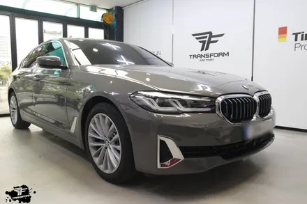 일산랩핑 bmw g30 튜닝 안개등+휀다 에이브리더 크롬 랩핑 시공 / 고양시 덕이동