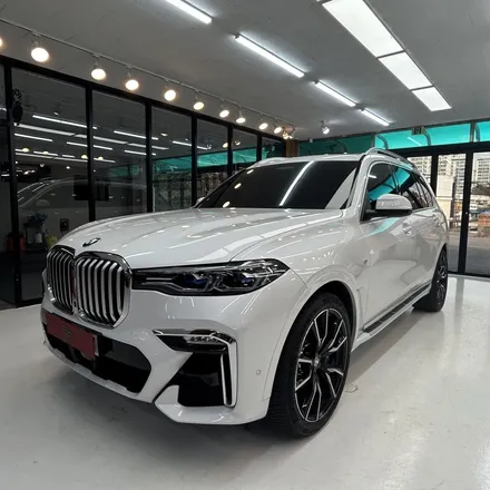 BMW X7 사틴블랙 전체랩핑+크롬딜리트+실내랩핑+라이트PPF 시공을 한번에! [트랜스폼팩토리] / 고양시 덕이동
