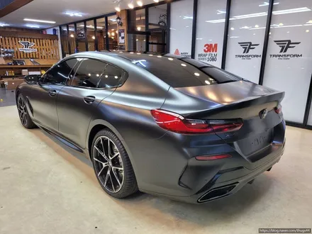 bmw 840i 사틴블랙 전체랩핑 시공 완벽한 포스! / 고양시 덕이동