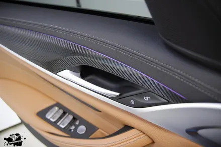 자동차 실내 랩핑 시공 사례(bmw 520i/무광 카본) / 고양시 덕이동