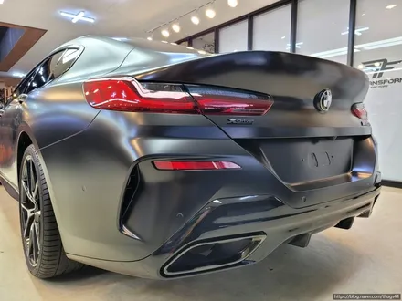 bmw 840i 사틴블랙 전체랩핑 시공 완벽한 포스! / 고양시 덕이동
