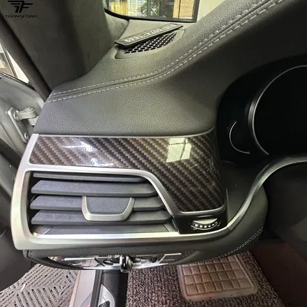 [자동차 랩핑 전문] bmw 7시리즈 실내 우드 랩핑 / 트랜스폼팩토리 / 고양시 덕이동