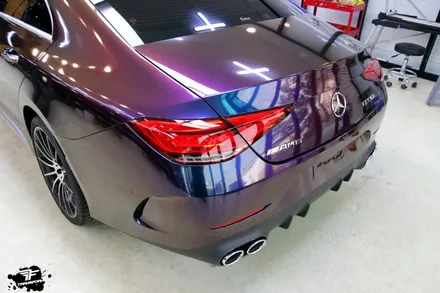 벤츠cls53 amg 3m딥스페이스 전체랩핑 / 고양시 덕이동